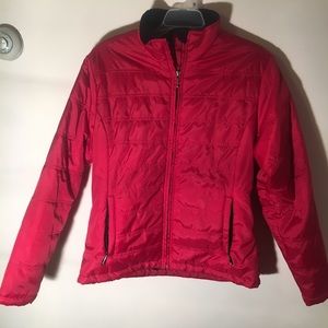 L.L. Bean red winter jacket